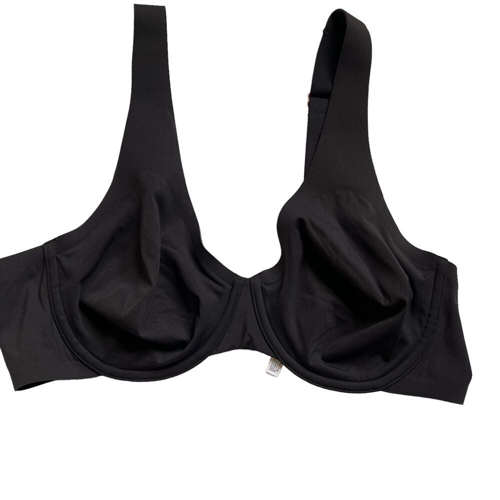 Le Mystere Smooth Shape Unlined Underwire Bra Black Women's Size 36C NWT - Picture 3 of 7